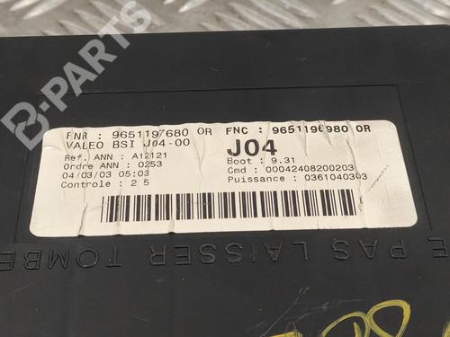 Fuse box PEUGEOT 307 (3A/C) 2.0 HDi 90 | BP11923833E1 