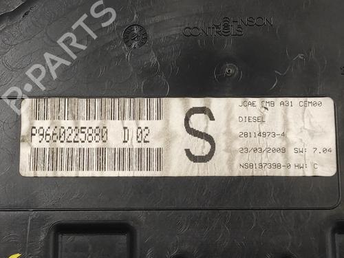 Instrument cluster CITROËN C3 II (SC_) 1.4 HDi 70 (SC8HZC, SC8HR0, SC8HP4) | BP12251338C47 