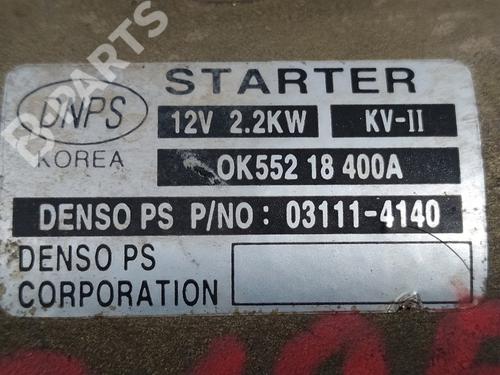 Startmotor KIA CARNIVAL II (GQ) 2.9 CRDi | BP9175293M8 