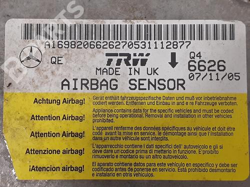 ECU airbags MERCEDES-BENZ A-CLASS (W169) A 160 CDI (169.006, 169.306) | BP9552131M53 
