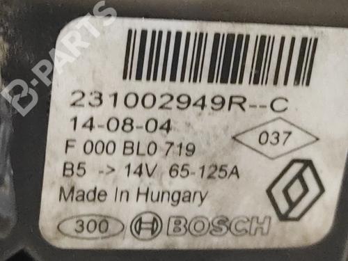 Generator DACIA SANDERO II 1.5 dCi 75 / Blue dCi 75 (B8JW, B8M4, B8AH, B8M7, B8M6) | BP9552956M7 