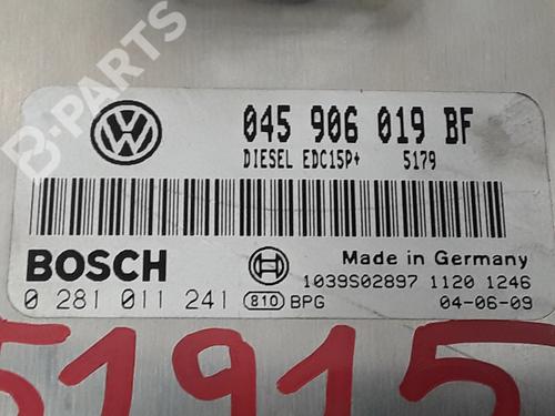 Engine control unit (ECU) VW POLO (9N_, 9A_) 1.4 TDI | BP8110580M57 
