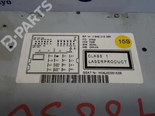 Radio SEAT IBIZA IV (6J5, 6P1)  | BP6030073E6 