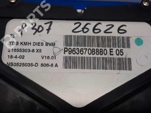 Instrument cluster PEUGEOT 307 (3A/C) 2.0 HDi 110 | BP896731C47 