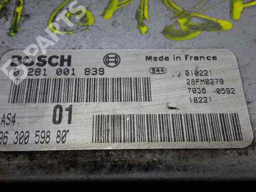 Engine control unit (ECU) PEUGEOT 106 II (1A_, 1C_) 1.5 D | BP5209096M57 