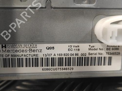 Radio MERCEDES-BENZ A-CLASS (W169)  | BP13076064E6 