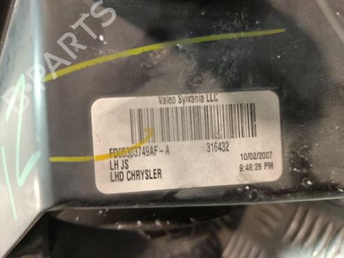 Left headlight CHRYSLER SEBRING (JS) 2.0 CRD | BP38179706C28 - Image 3