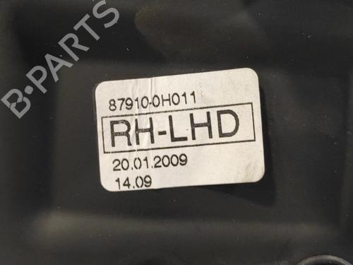 Right mirror PEUGEOT 107 (PM_, PN_) 1.0 | BP12592620C27