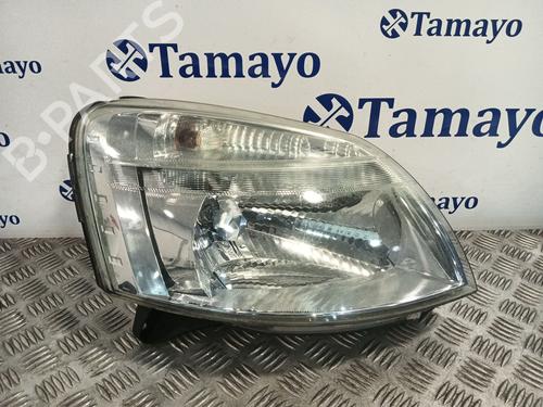 Used Right headlight PEUGEOT PARTNER Box Body/MPV (5_, G_) 1.6 HDi 75 (75 hp) 30316567