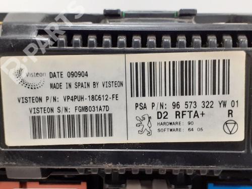 Climate control PEUGEOT 407 SW (6E_, 6D_)  | BP893458I5 