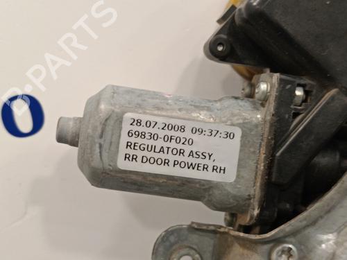 Rear right window mechanism TOYOTA COROLLA Verso (ZER_, ZZE12_, R1_) 2.2 D-4D (AUR10_, AUR10R) | BP16296782C25 