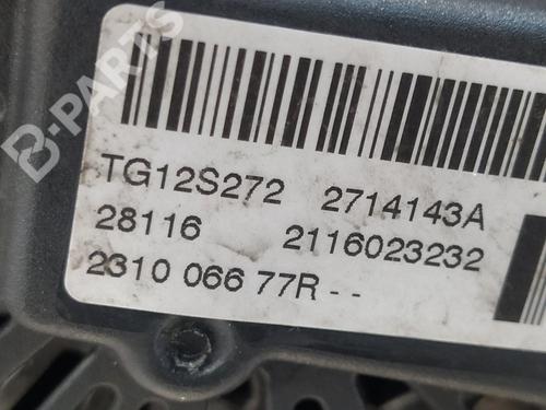 Alternator DACIA DUSTER (HS_) 1.2 TCe 125 | BP9423513M7 