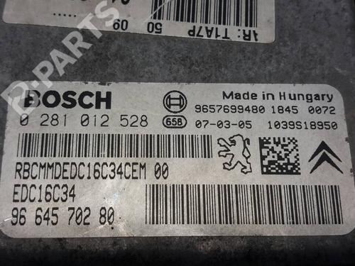 Engine control unit (ECU) PEUGEOT 206 Hatchback (2A/C) 1.4 HDi eco 70 | BP6987807M57