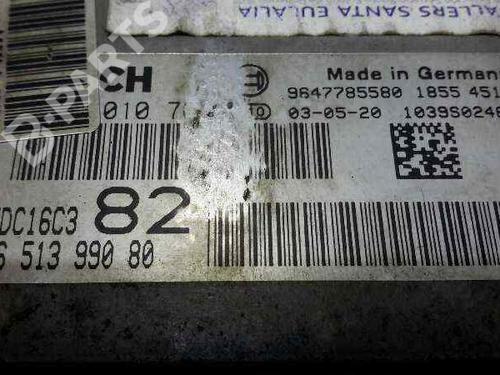 Engine control unit (ECU) PEUGEOT 206 SW (2E/K) 1.4 HDi | BP5119249M57 