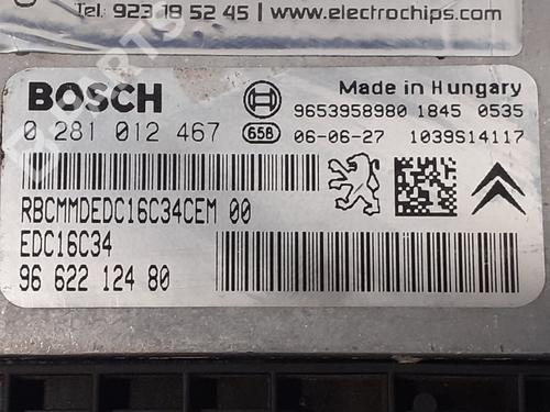 Engine control unit (ECU) PEUGEOT 207 (WA_, WC_) 1.6 HDi | BP8917699M57 