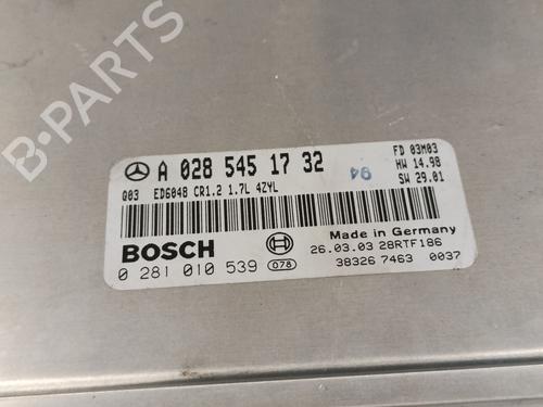 Engine control unit (ECU) MERCEDES-BENZ VANEO (414) 1.7 CDI (414.700) | BP18334198M57 