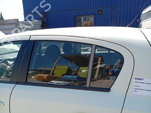 Used Rear left door window Rear left door window OPEL CORSA D (S07) 1.2 (L08, L68) (86 hp) 36295738 36295738