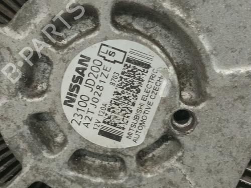 Alternator NISSAN QASHQAI I (J10, NJ10) 2.0 | BP31171801M7 