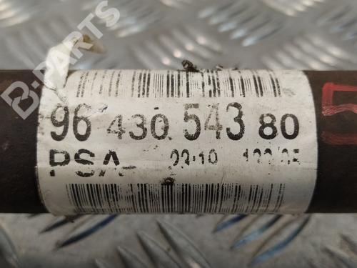 Left front driveshaft PEUGEOT 206 CC (2D)  | BP11962568M38 