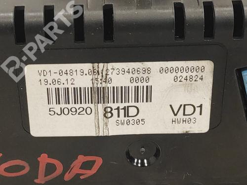 Kombinert Instrument SKODA FABIA II (542) 1.6 TDI | BP11146451C47