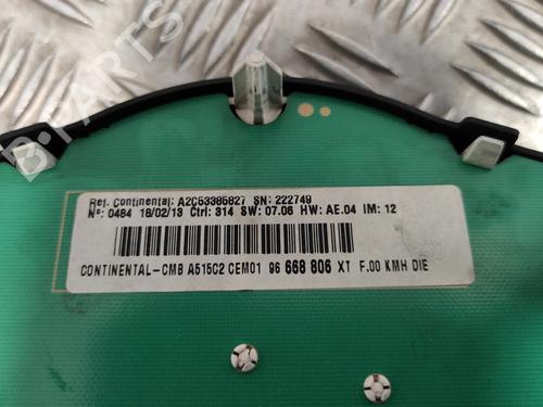 Instrument cluster CITROËN C3 II (SC_)  | BP18082283C47 