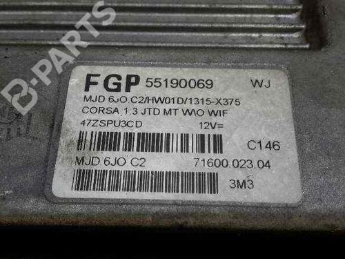 Engine control unit (ECU) OPEL CORSA C (X01) 1.3 CDTI (F08, F68) | BP5212764M57 