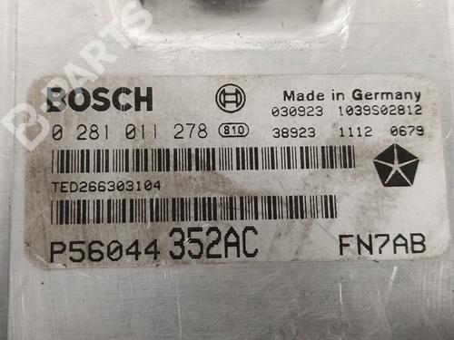 Engine control unit (ECU) JEEP CHEROKEE (KJ) 2.5 CRD 4x4 | BP7551604M57 