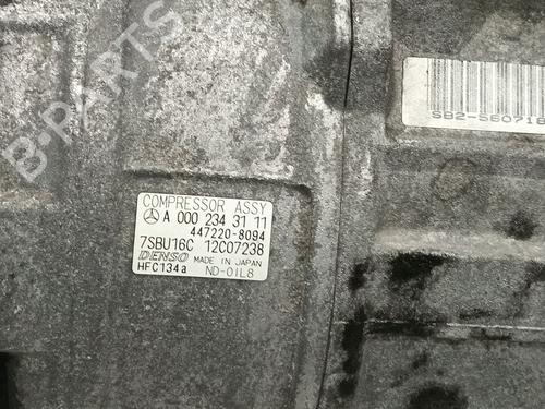AC compressor MERCEDES-BENZ VITO Van (W638) 112 CDI 2.2 (638.094) | BP29511727M34 