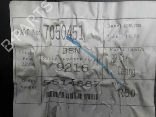 Rear left panel MINI MINI (R50, R53) One | BP14359673C60 