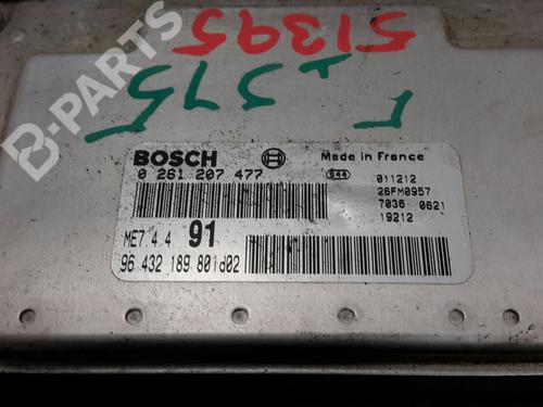 Engine control unit (ECU) PEUGEOT 206 Hatchback (2A/C) 1.6 16V | BP7541761M57 