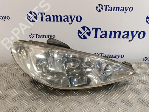 Used Right headlight PEUGEOT 206 Hatchback (2A/C) 2.0 HDI 90 (90 hp) 18695895