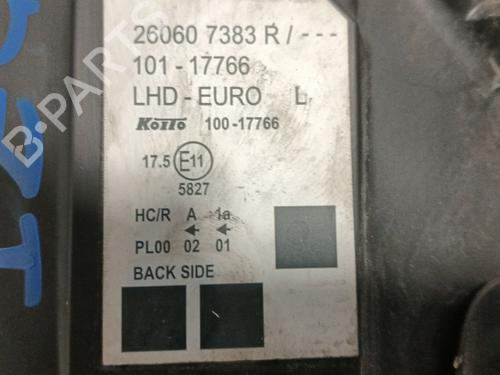 Venstre forlygte RENAULT KANGOO Express (FW0/1_) 1.5 dCi 75 (FW07, FW10, FW04) | BP30007185C28 