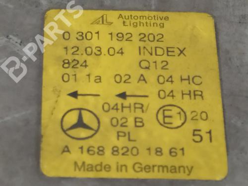 Right headlight MERCEDES-BENZ A-CLASS (W168) A 140 (168.031, 168.131) | BP8826767C29 