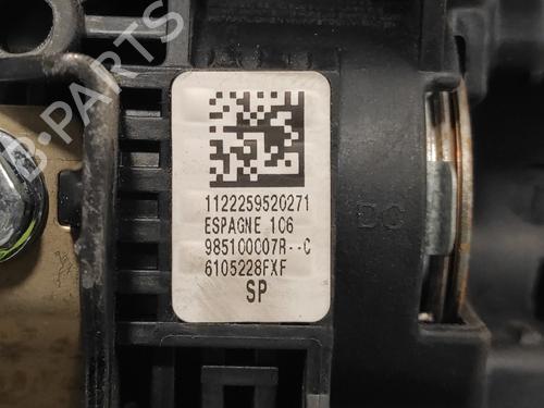 Driver airbag RENAULT MEGANE III Grandtour (KZ0/1) 1.5 dCi (KZ09, KZ0D, KZ1G, KZ29, KZ14, KZ1W, KZ10, KZ1F,... | BP21843043C9 