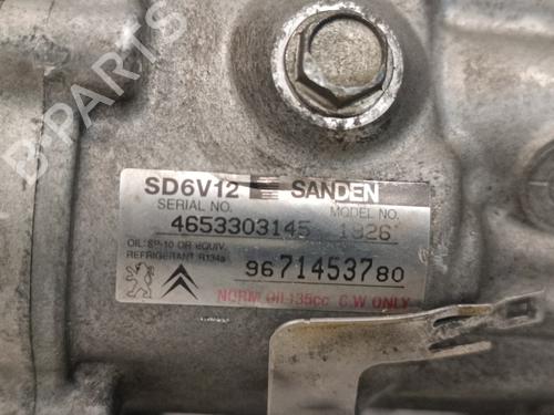 AC compressor PEUGEOT 206+ (2L_, 2M_) 1.4 HDi eco 70 | BP16540238M34 