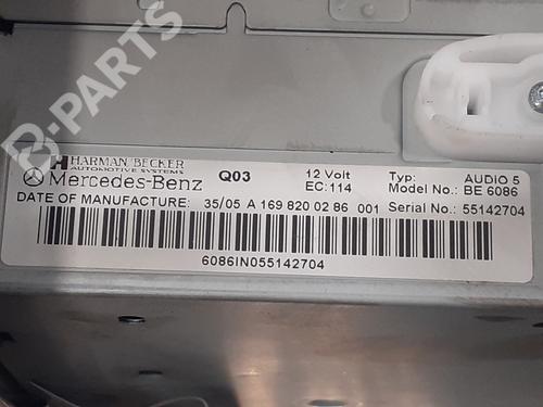 Radio MERCEDES-BENZ B-CLASS Sports Tourer (W245)  | BP7888661E6 