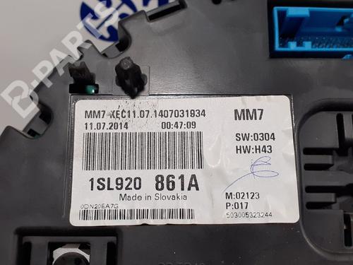 Instrument cluster SEAT Mii (KF1, KE1) 1.0 | BP8668727C47