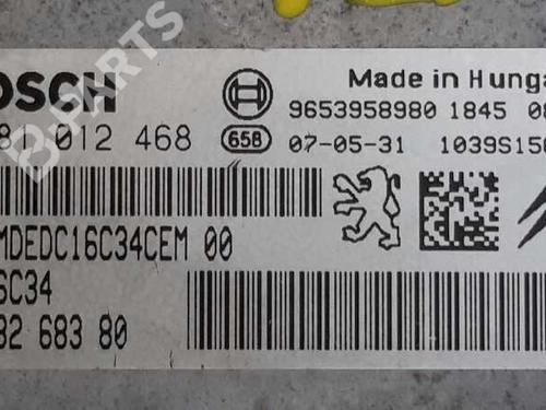 Engine control unit (ECU) CITROËN XSARA PICASSO (N68) 1.6 HDi | BP4616594M57 