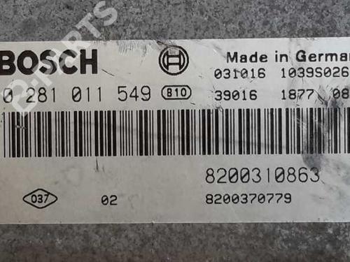 Engine control unit (ECU) RENAULT MEGANE II (BM0/1_, CM0/1_) 1.9 dCi (BM0G, CM0G) | BP3137342M57