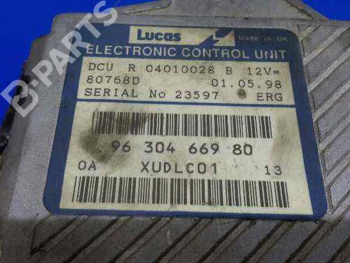 Engine control unit (ECU) PEUGEOT 406 (8B) 2.1 TD 12V | BP4965968M57 
