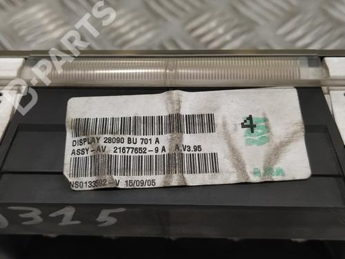 Display monitor NISSAN ALMERA II Hatchback (N16)  | BP9725566C48 