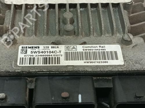 Engine control unit (ECU) PEUGEOT 307 (3A/C) 2.0 HDi 90 | BP34504647M57 - Image 2