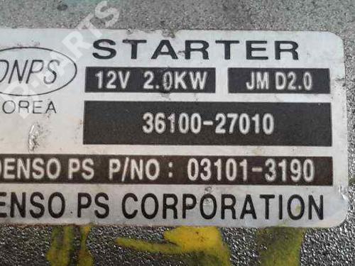 Starter HYUNDAI SONATA V (NF) 2.0 CRDi | BP3268755M8 