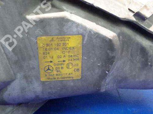Left headlight MERCEDES-BENZ A-CLASS (W168)  | BP4589395C28 