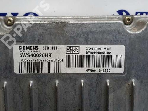 Engine control unit (ECU) PEUGEOT 307 (3A/C) 2.0 HDi 90 | BP6091807M57 