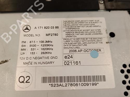 Radio MERCEDES-BENZ SLK (R171)  | BP17053369E6 