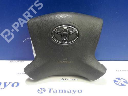 Driver airbag TOYOTA AVENSIS Saloon (_T25_) 2.0 VVT-i (AZT250_, AZT250R) | BP917712C9 