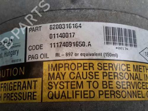 AC compressor RENAULT MEGANE II Saloon (LM0/1_) 1.5 dCi (LM0F, LM0T, LM2B) | BP4039345M34 