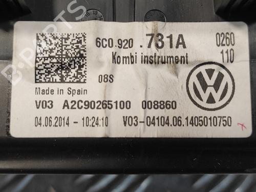 Instrument cluster VW POLO V (6R1, 6C1) 1.4 TDI | BP15417178C47 