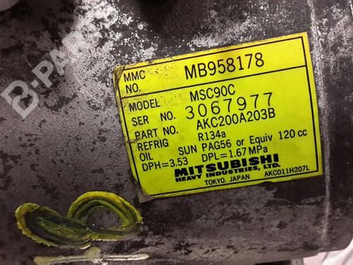 AC compressor MITSUBISHI CARISMA (DA_)  | BP7564579M34 